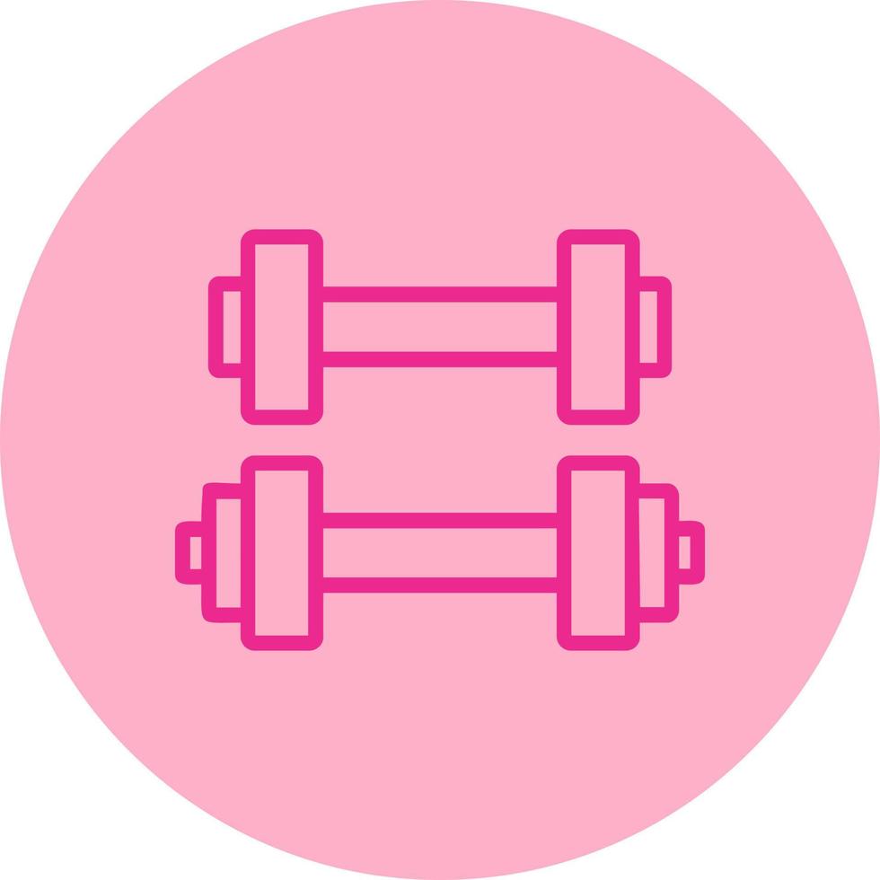 Dumbbell Vector Icon