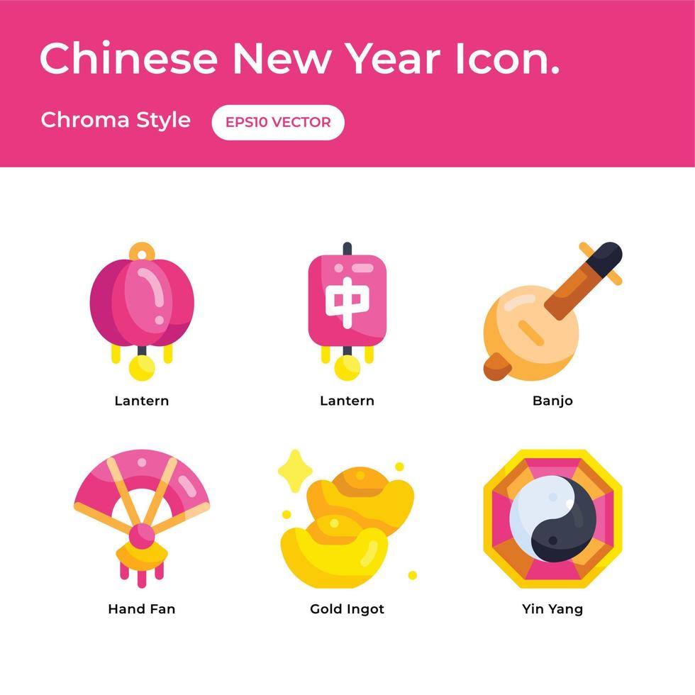 Chinese New Year Icon vector