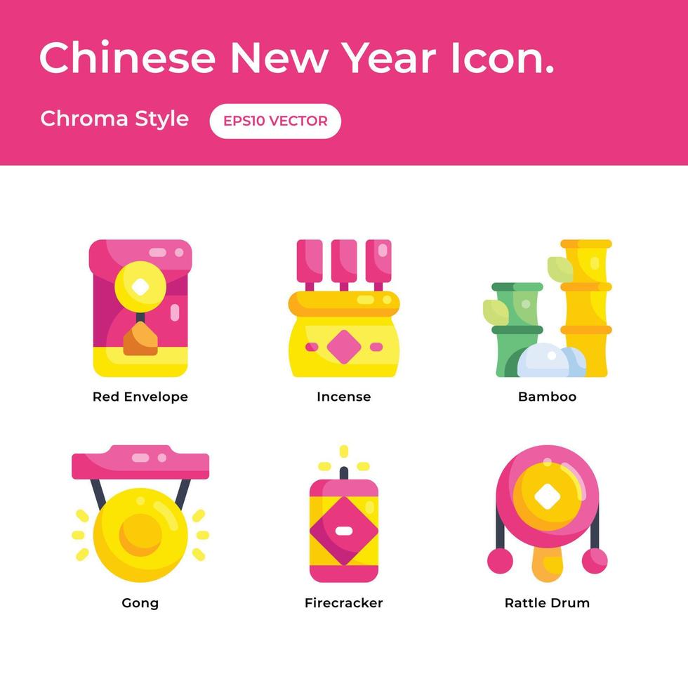 Chinese New Year Icon vector