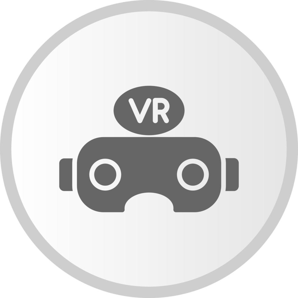 icono de vector de gafas de realidad virtual