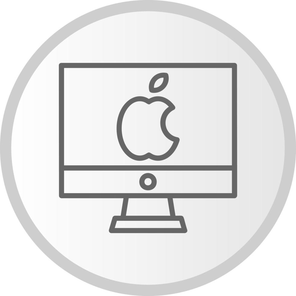 icono de vector de mac