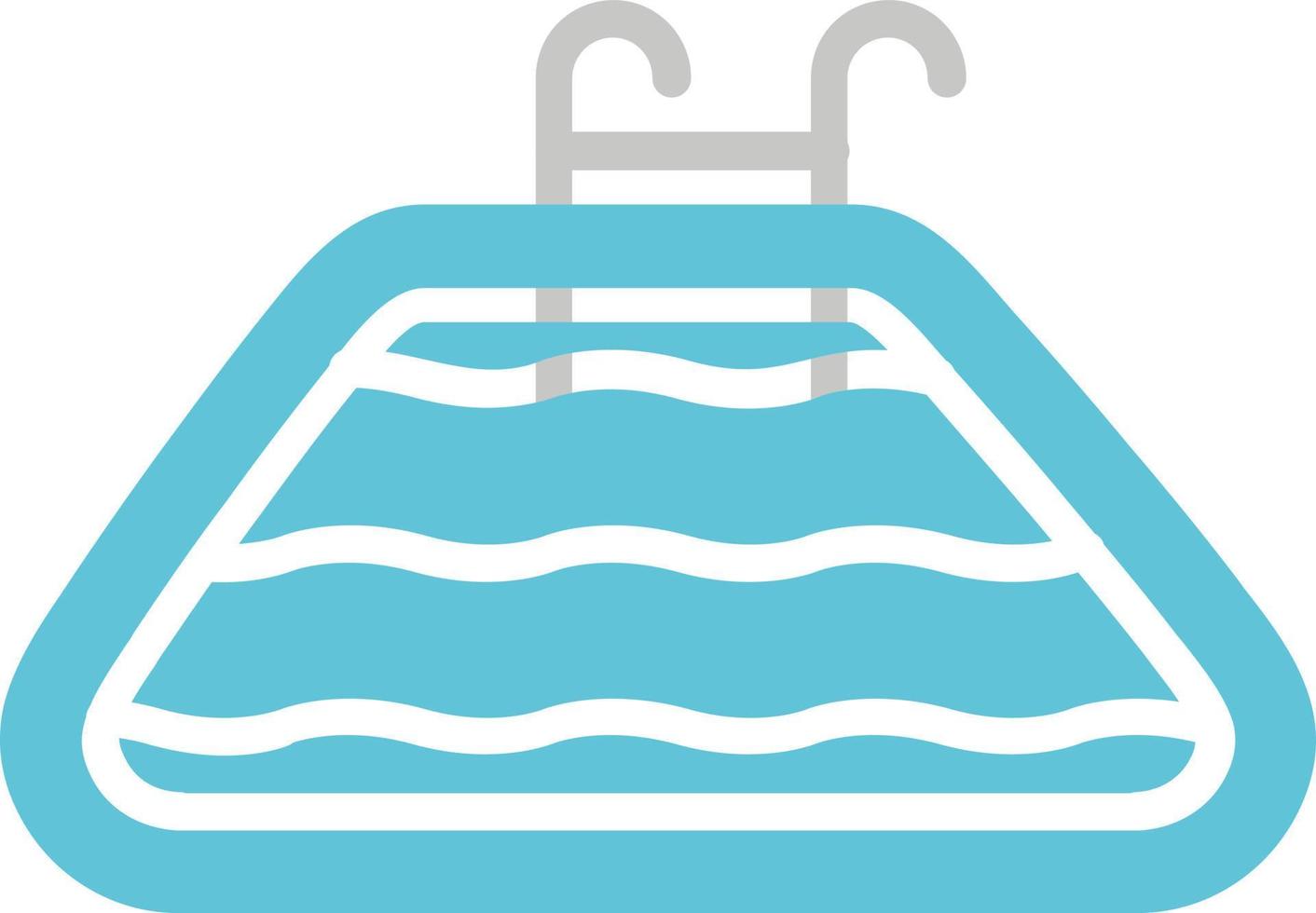 icono de vector de piscina