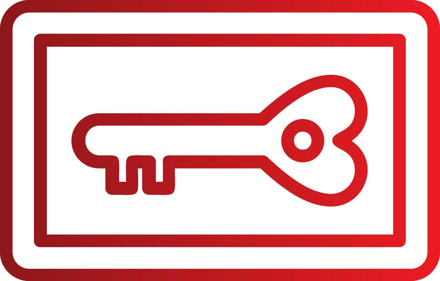 Key Card Vector Icon