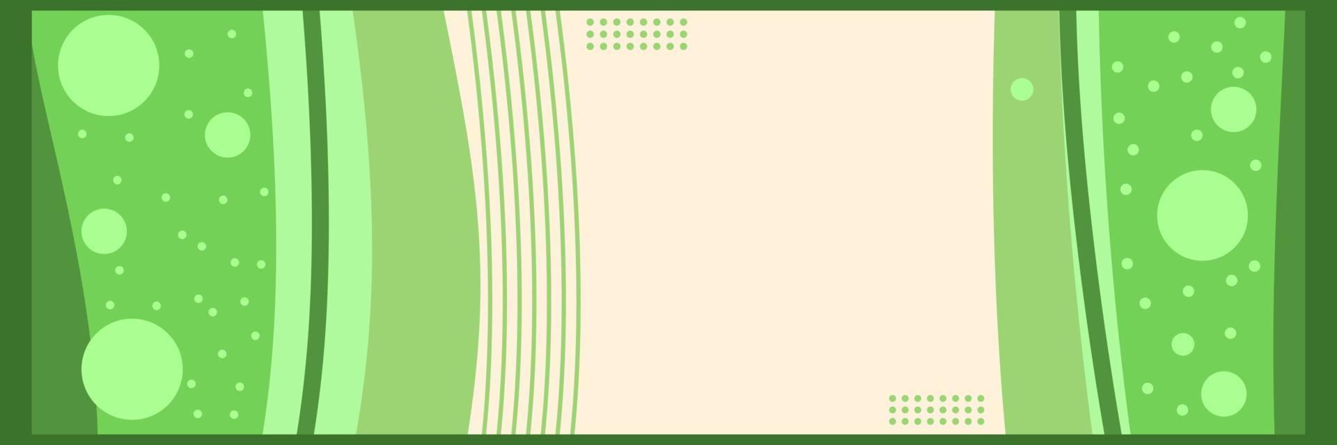 background abstract green  flat design for banner or website or other vector