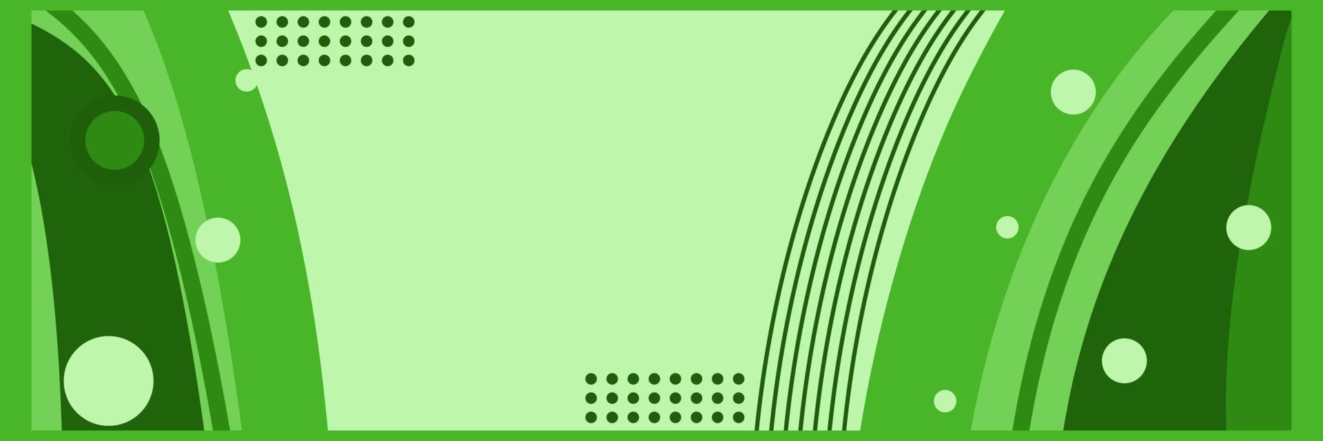 background abstract green  flat design for banner or website or other vector