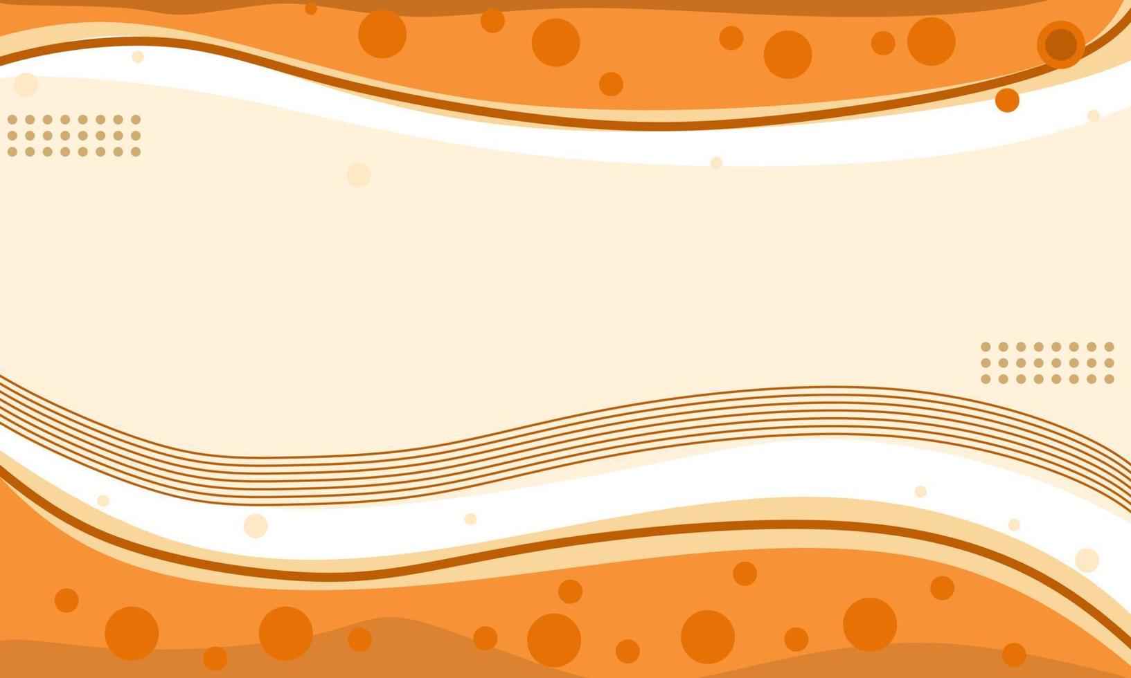 Wallpaper or background abstract orange color in flat design vector