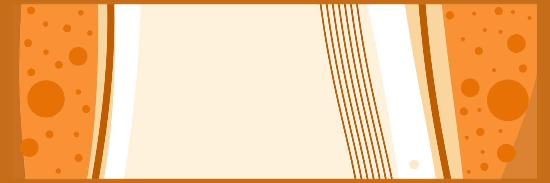 background abstract orange  flat design vector