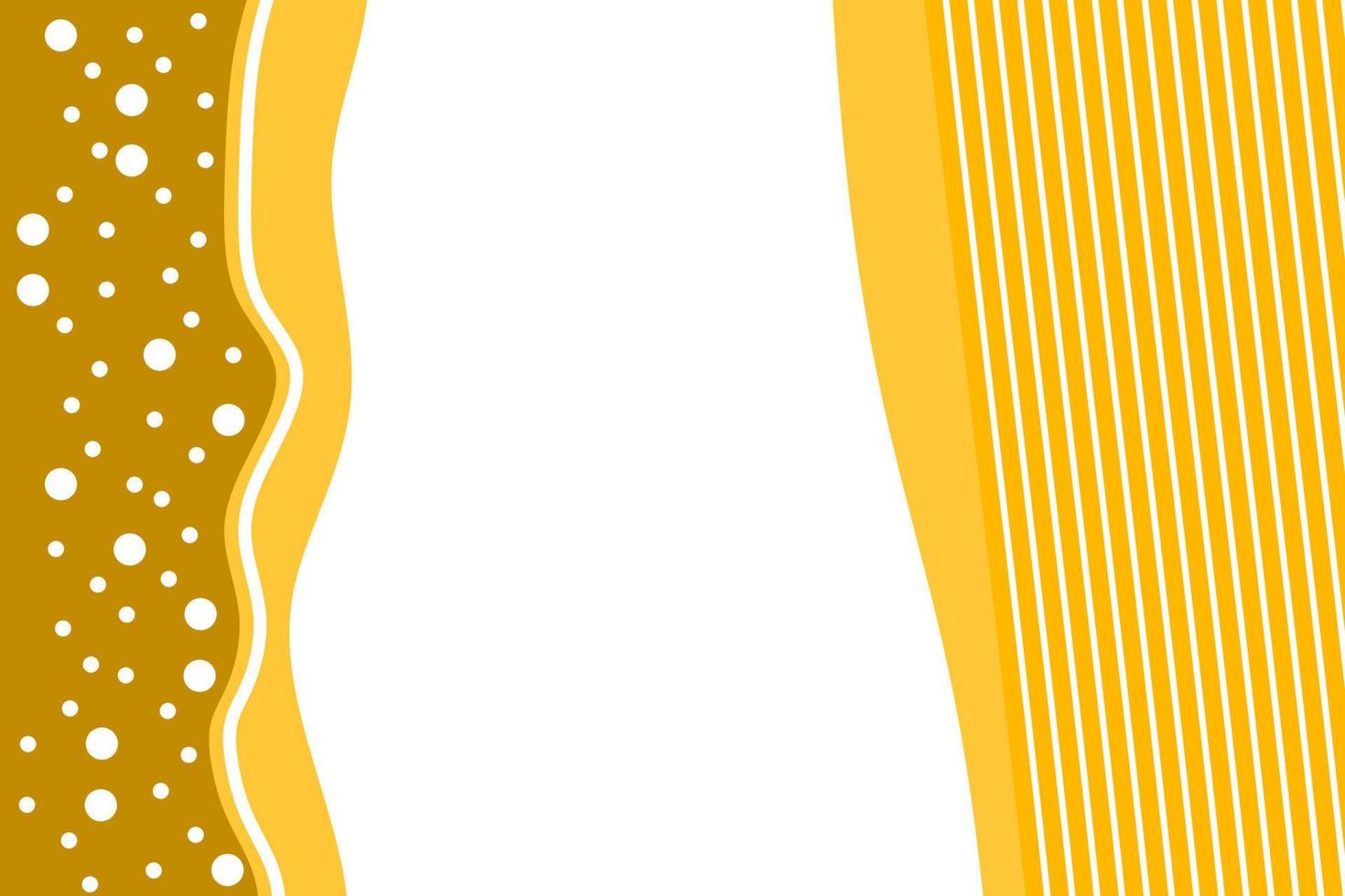 abstracto de fondo en color amarillo con diseño plano. vector