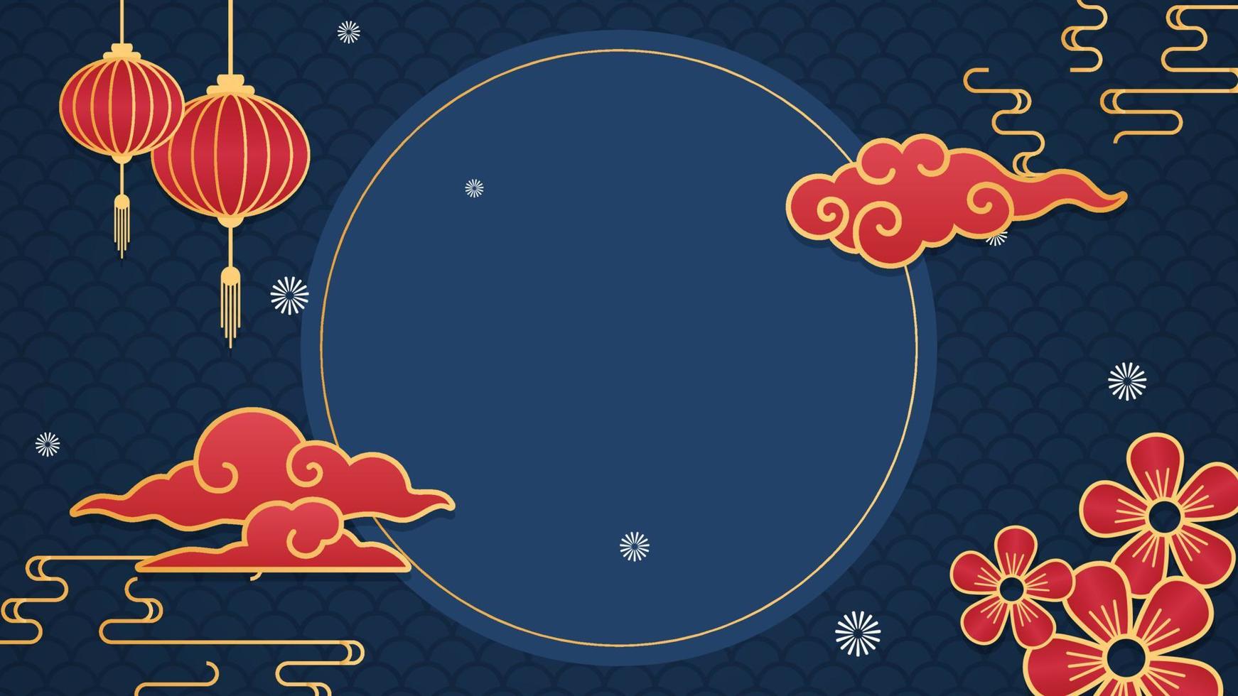 Background Element Chinese New Year vector