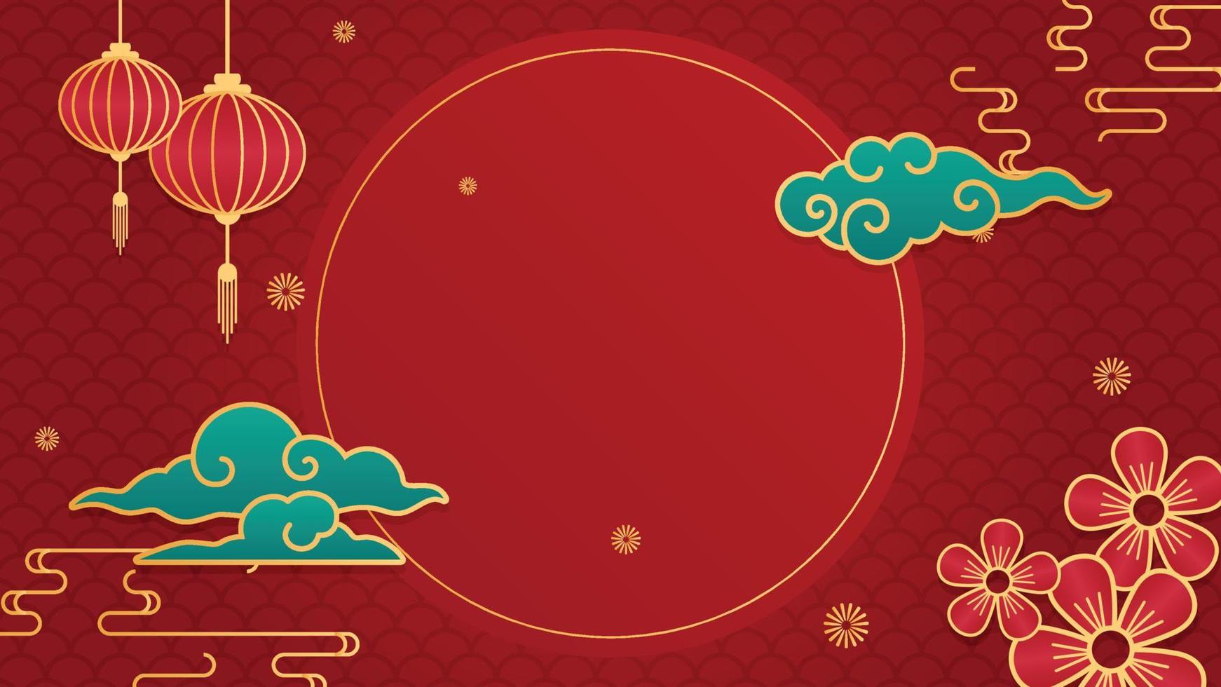 Background Element Chinese New Year vector