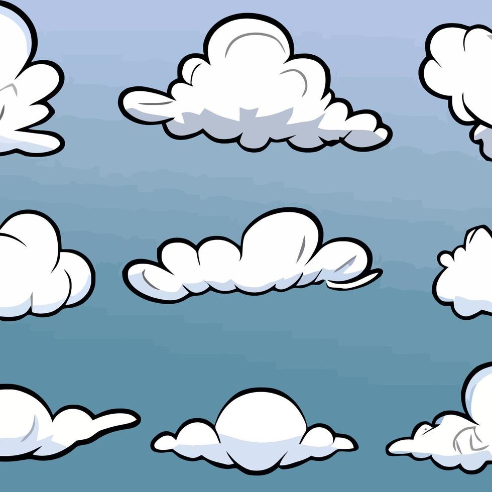 vector clouds collection cloud set icon