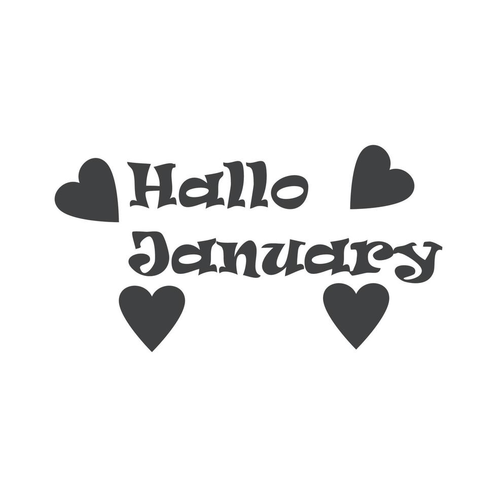 January logo vector