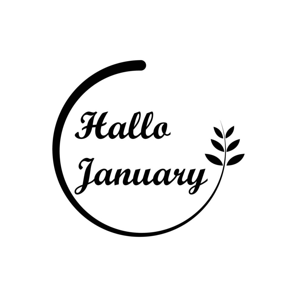 January logo vector