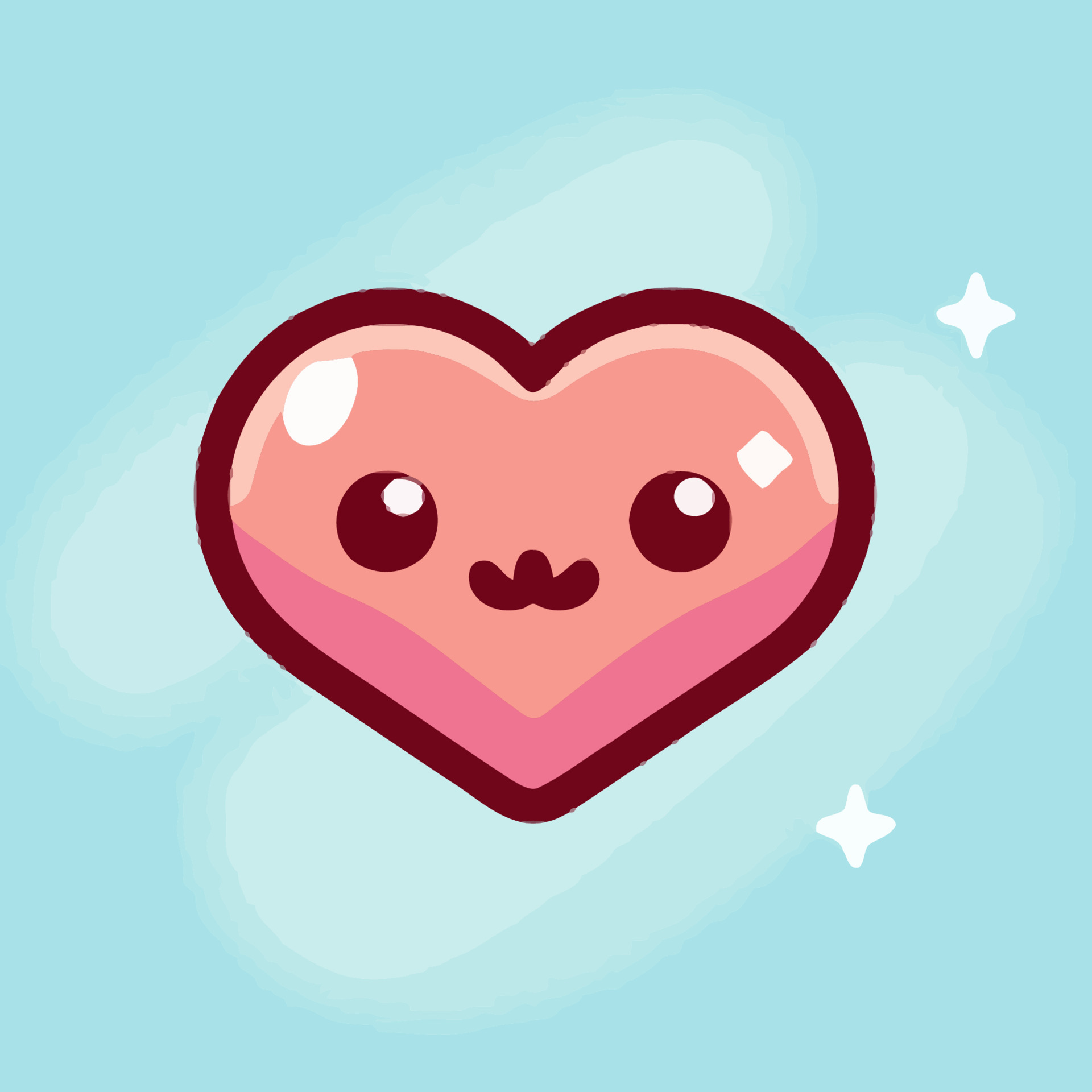 Valentines day Cute Heart illustration Heart kawaii chibi vector drawing style Heart cartoon Valentine's day 17048260 Vector Art at Vecteezy