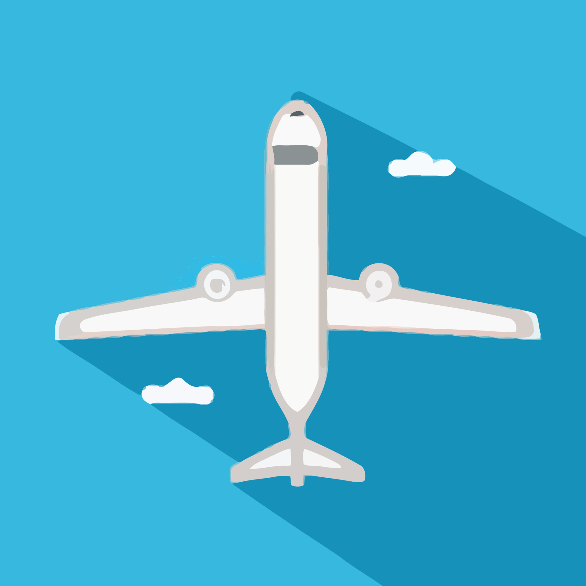 Plane slat icon airplane design illustration vehicle cartoon vector
