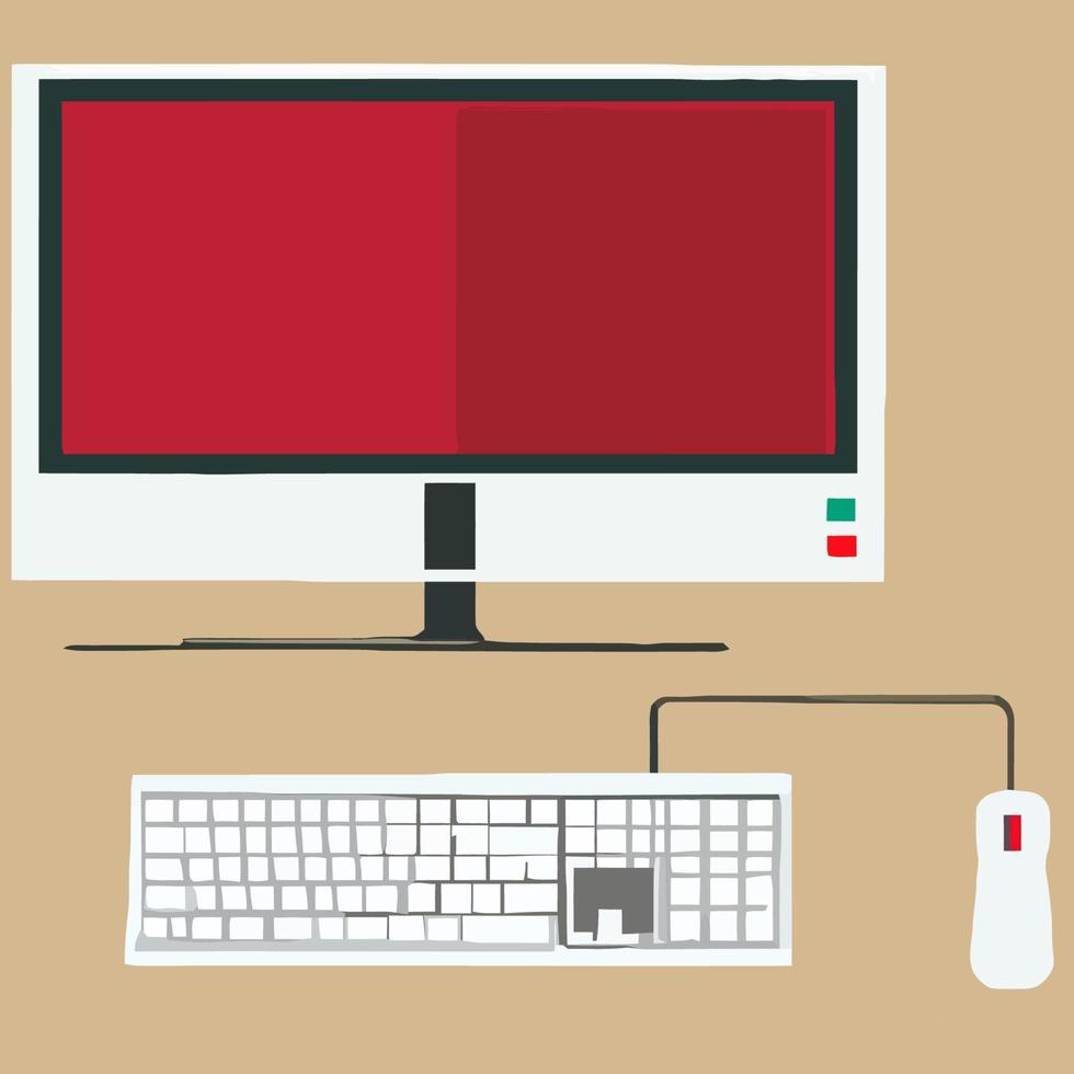 Computer icon design PC illustration screen cartoon vector desktop graphic