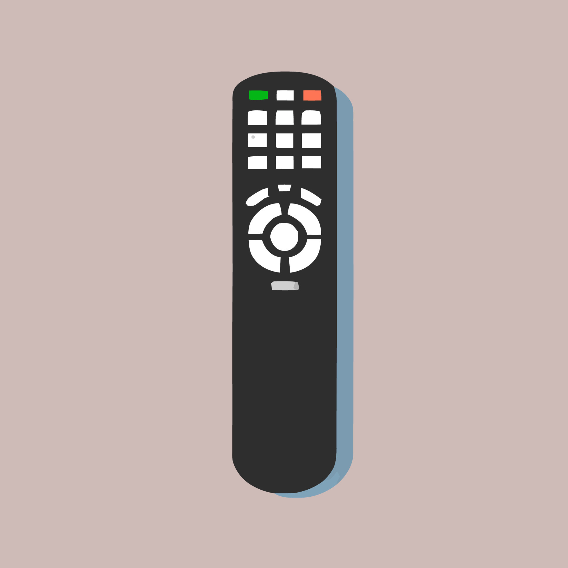 Remote control icon design tv illustration television cartoon vector