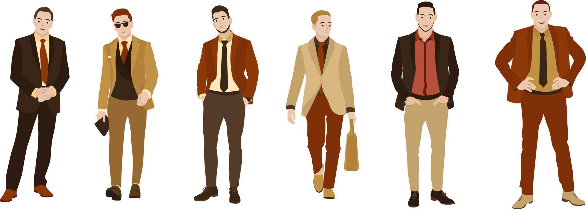 vector gráfico de hombre de negocios