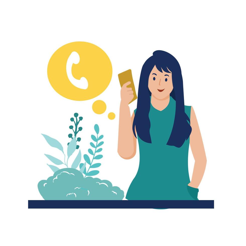 Business woman Vector for social media banner