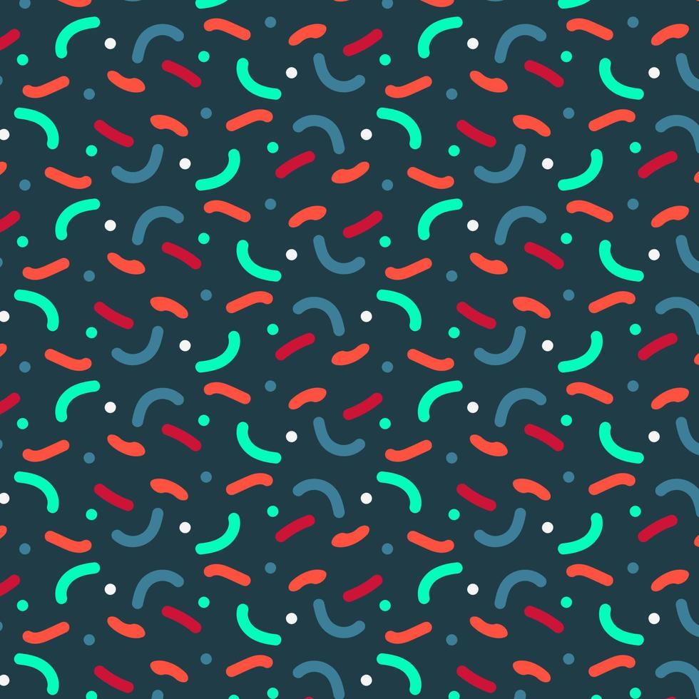 Seamless Dot and Line Pattern. It can be used for wallpaper, background, etc. vector