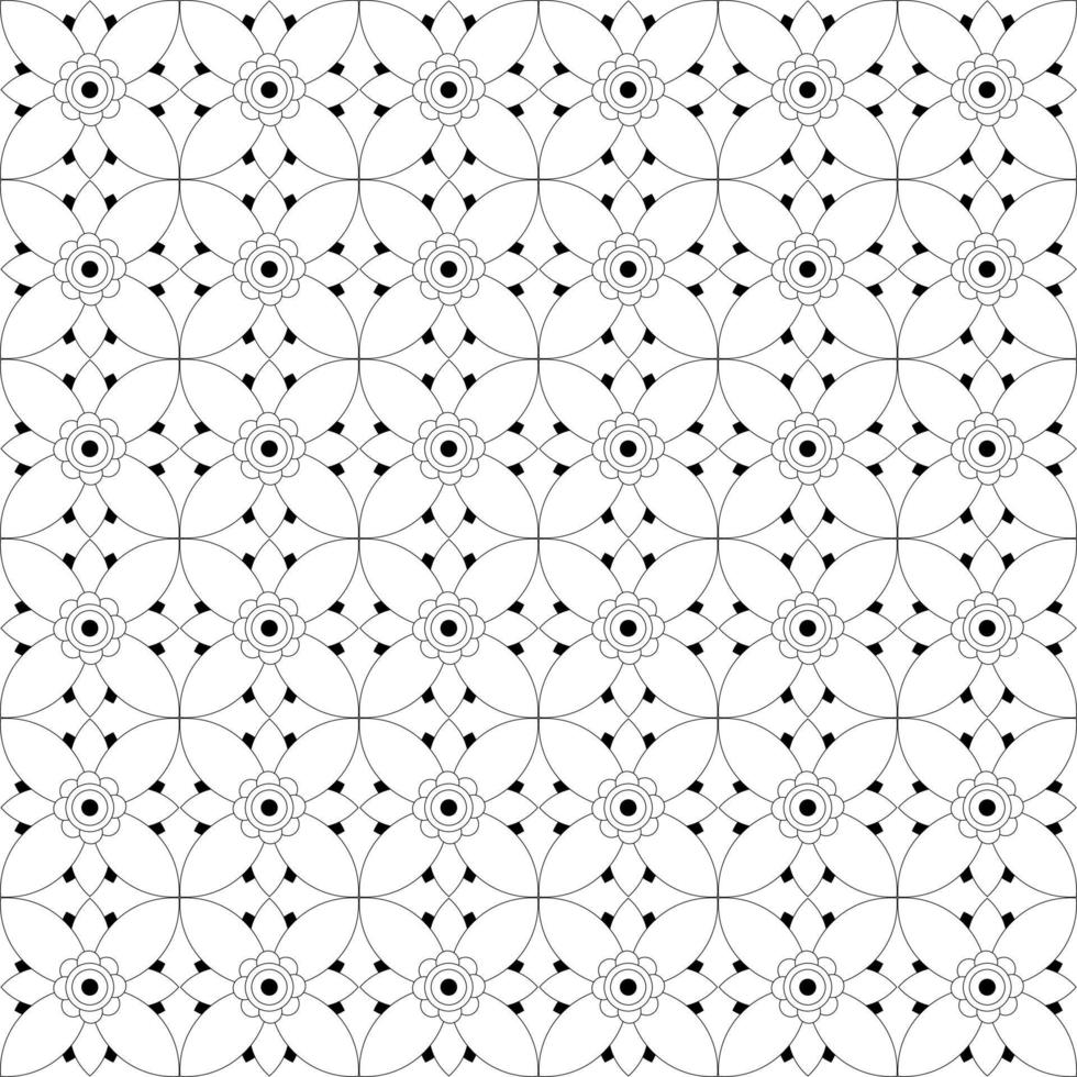 Seamless Round Pattern. It can be used for wallpaper, background, etc. vector