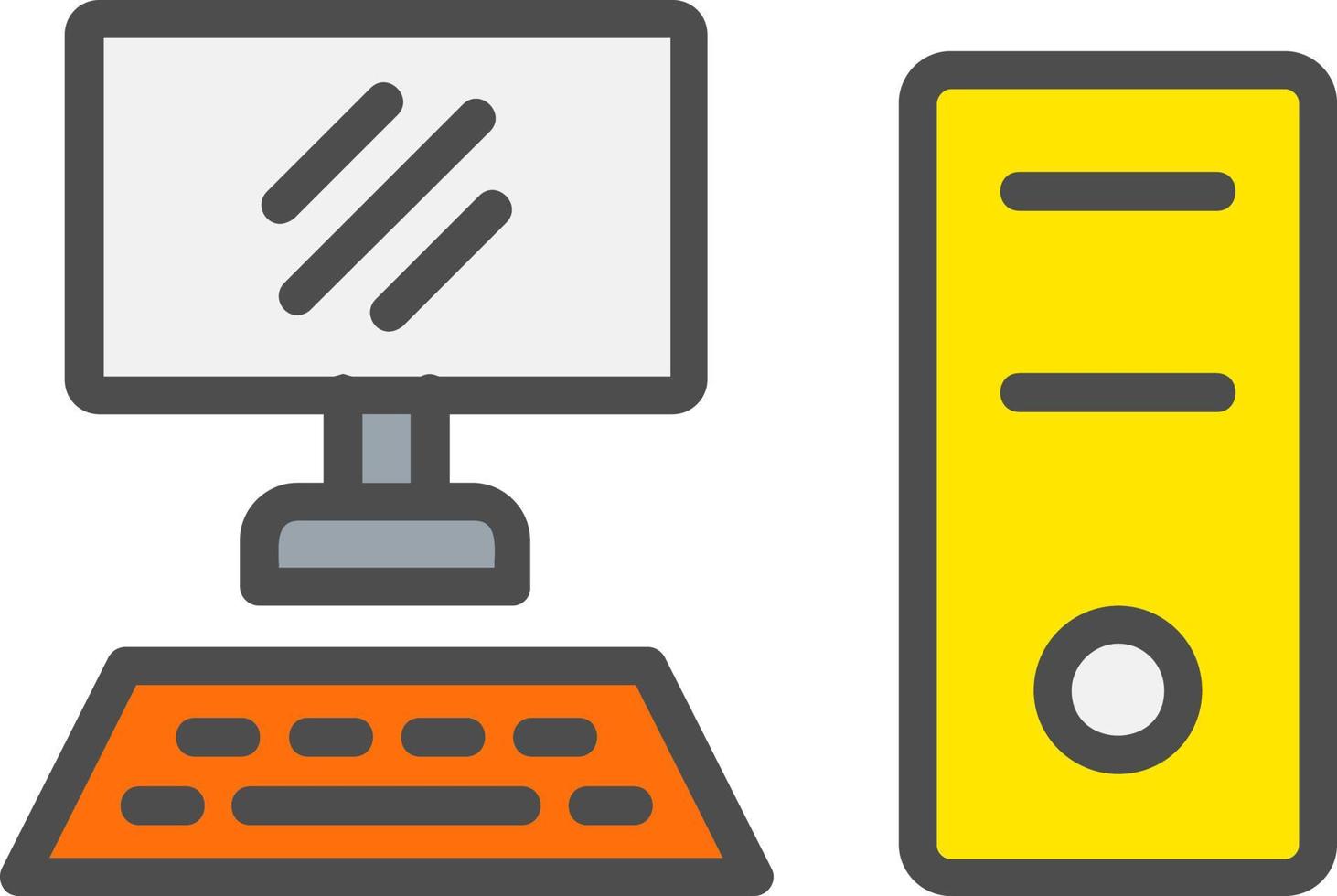 Personal Computer Vector Icon