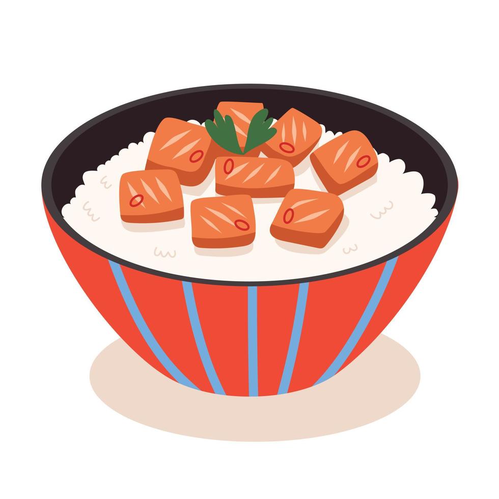 Simple chicken rice bowl cartoon vector 17048834 Vector Art at Vecteezy Simple chicken rice bowl cartoon vector 17048834 Vector Art at Vecteezy
