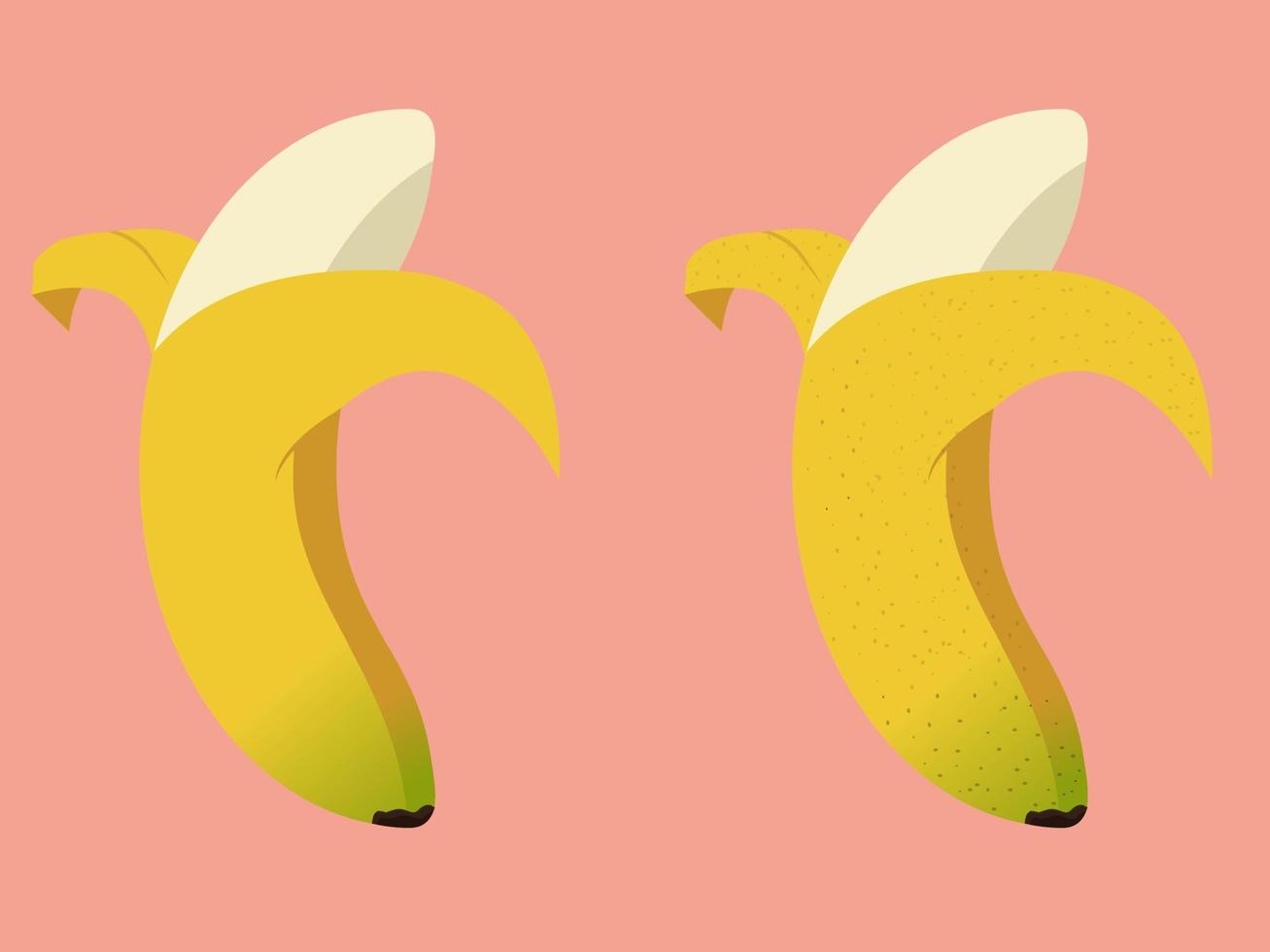 gráfico vectorial de ilustración de plátano perfecto para logotipos y comida vector