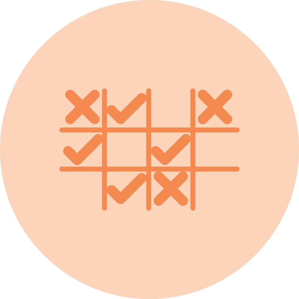 Tic Tac Toe Vector Icon