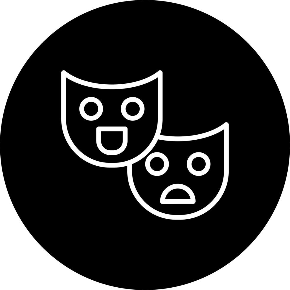 icono de vector de teatro