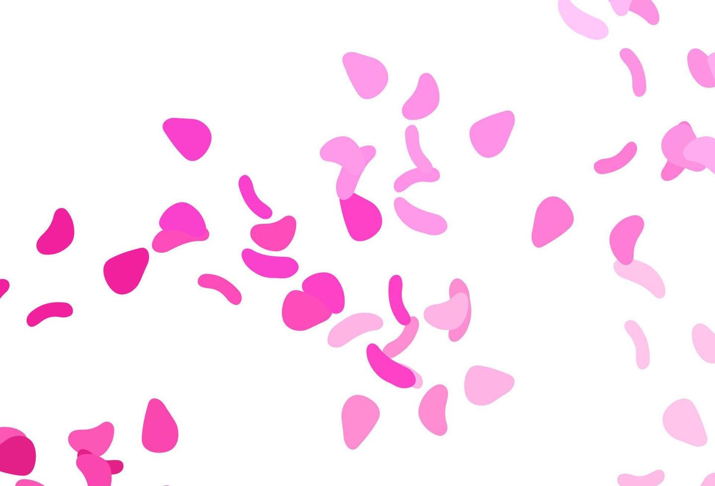 Light Pink vector backdrop with abstract shapes.