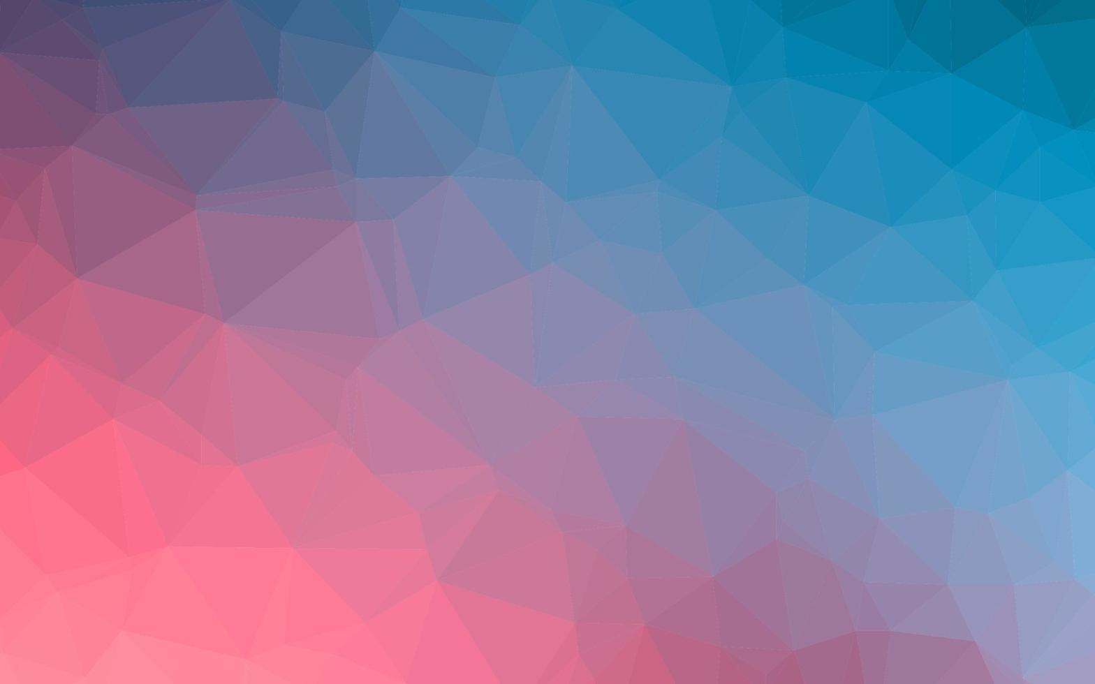 Light Blue, Red vector polygon abstract background.