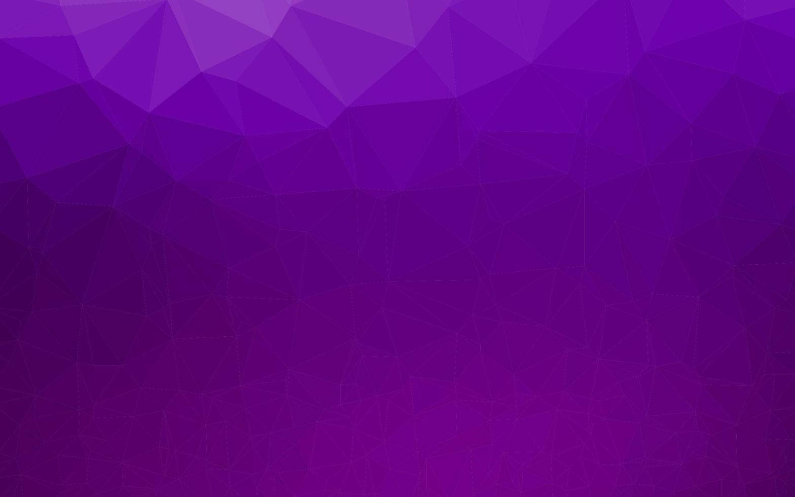 Dark Purple vector shining triangular template.