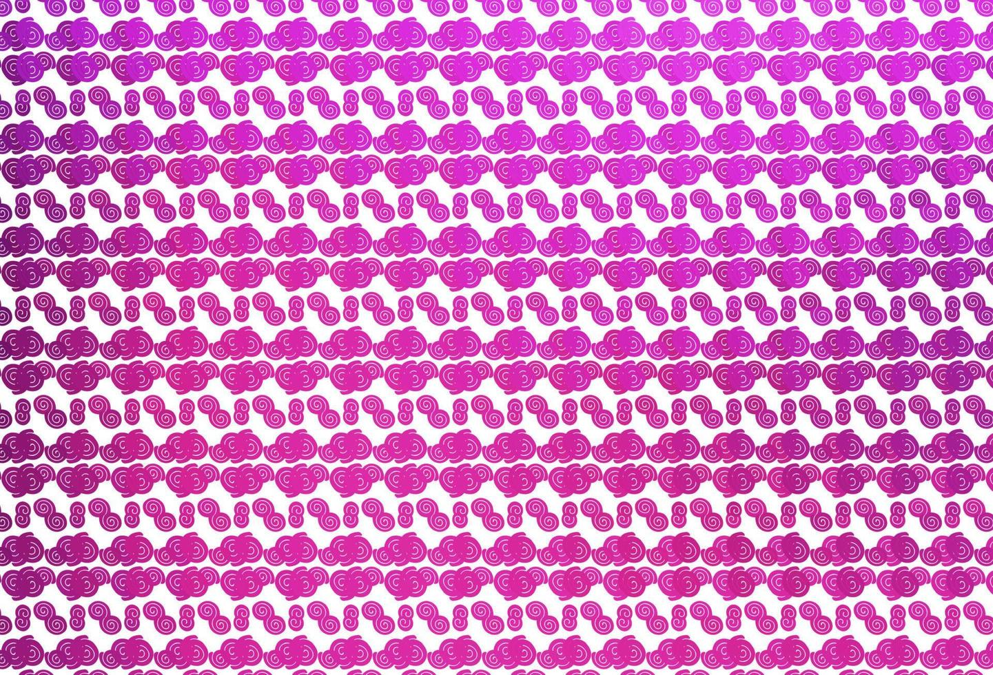 Light Pink vector pattern with liquid shapes.