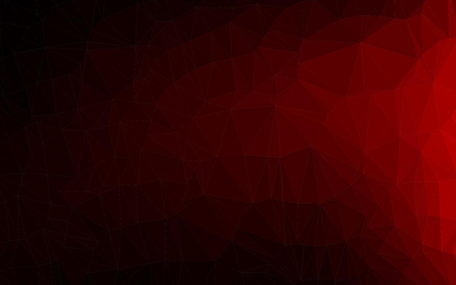 Dark Red vector abstract polygonal texture.