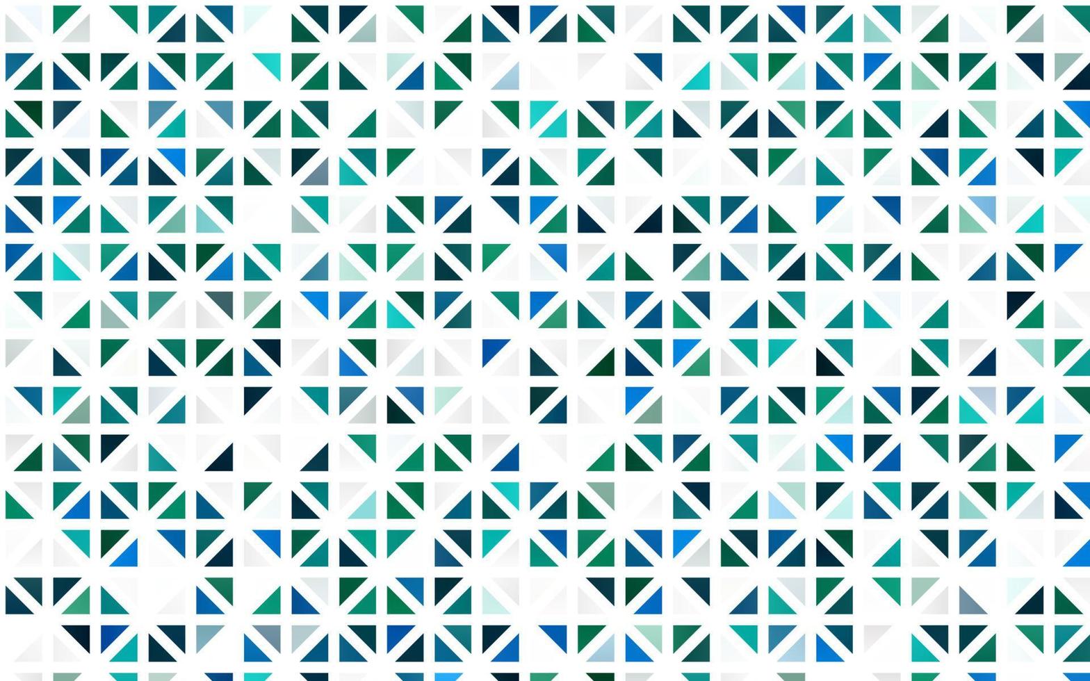 Light Blue, Green vector seamless pattern in polygonal style.