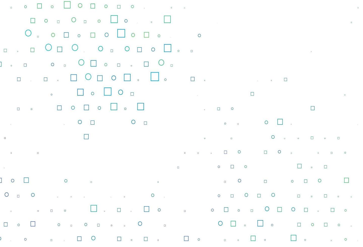Light Blue, Green vector template with spots, rectangles.