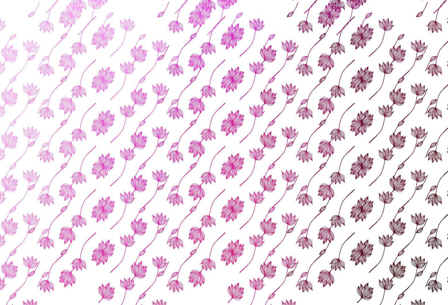 Light Pink vector sketch pattern.