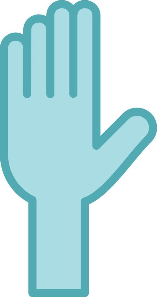 Raise Hand Vector Icon