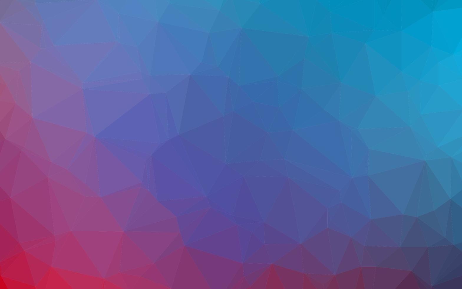Light Blue, Red vector polygonal template.