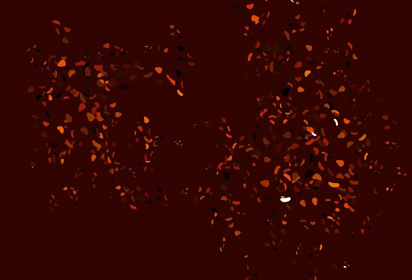Light Orange vector backdrop with abstract shapes.