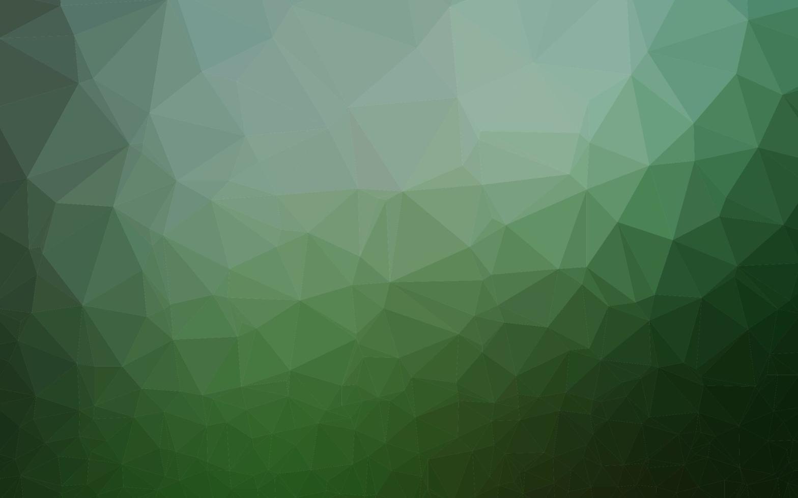 Light Green vector low poly layout.