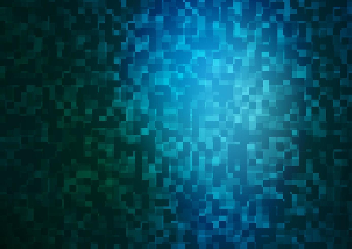 Dark Blue, Green vector background with rectangles.