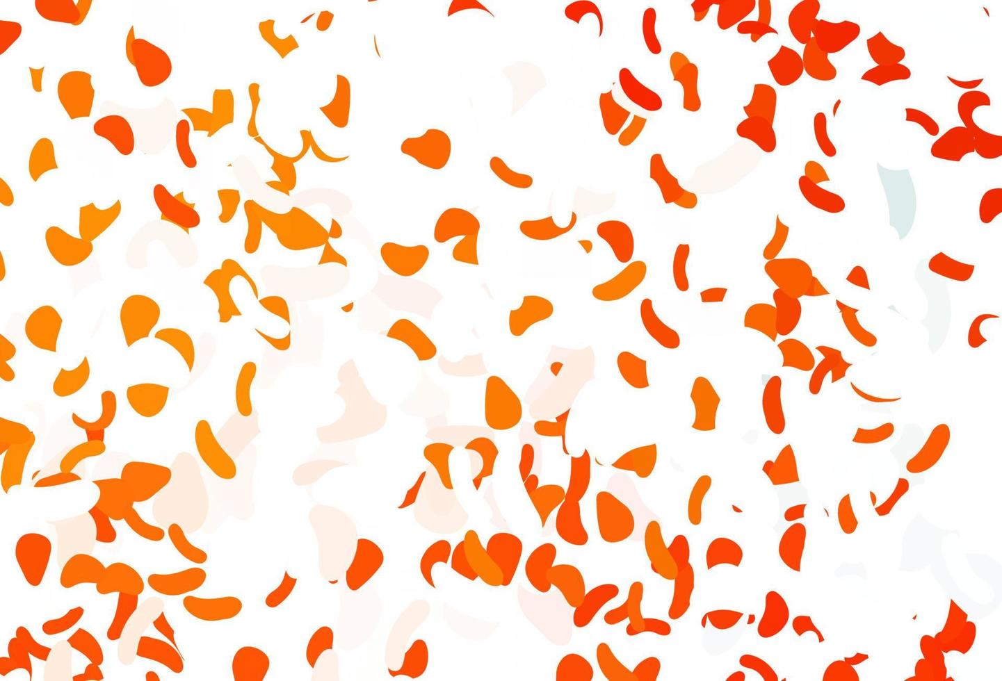 Light Orange vector backdrop with abstract shapes.