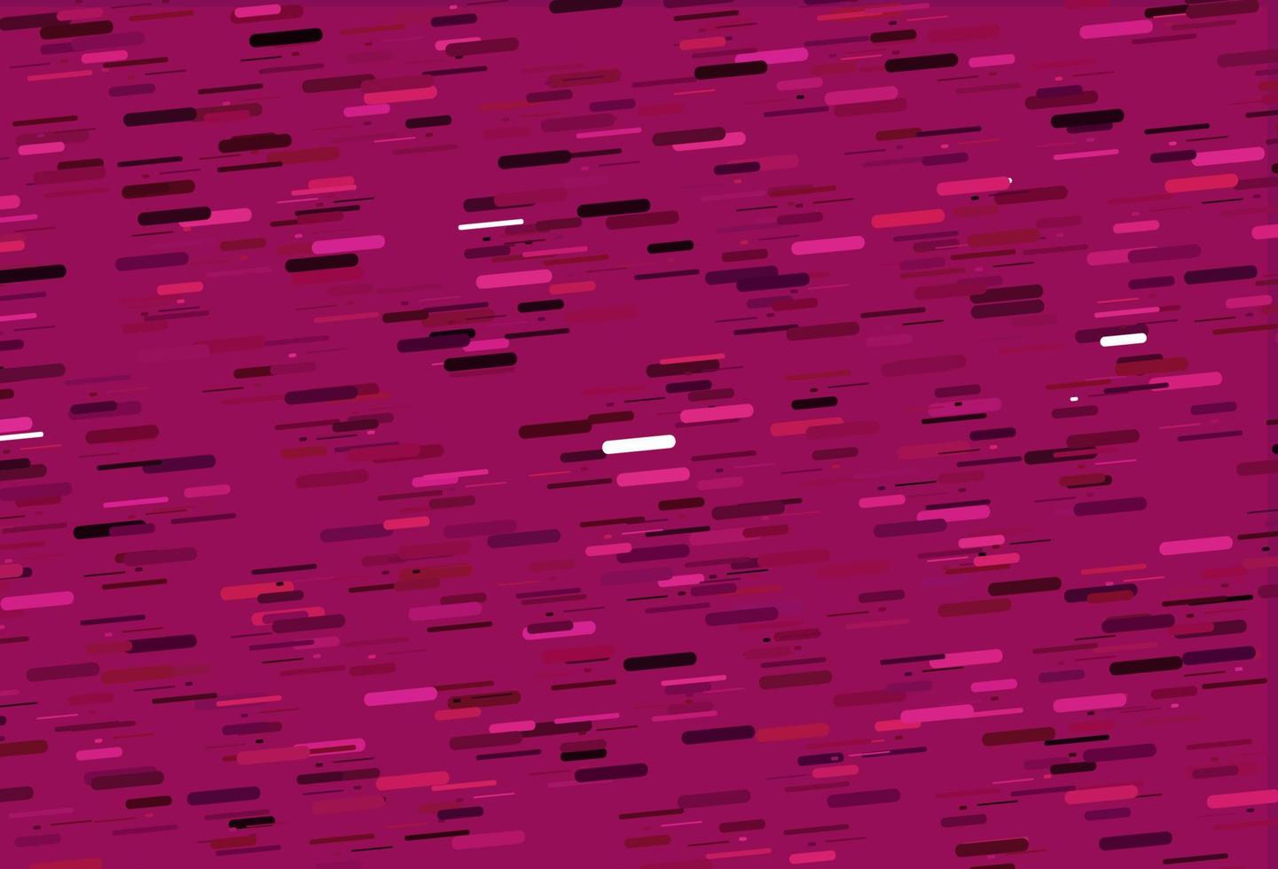Telón de fondo de vector rosa claro con líneas largas.