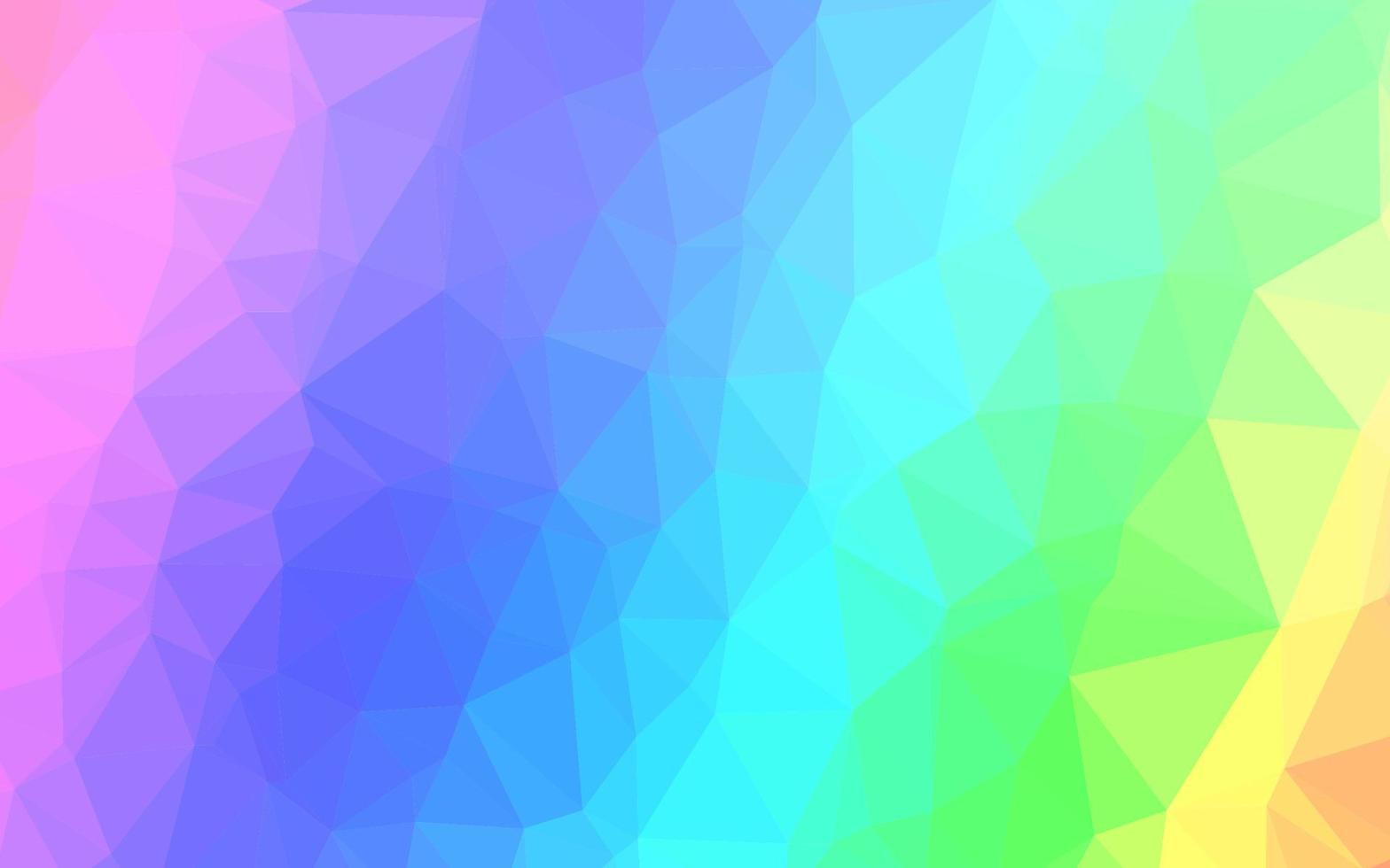 Light Multicolor, Rainbow vector polygonal pattern.