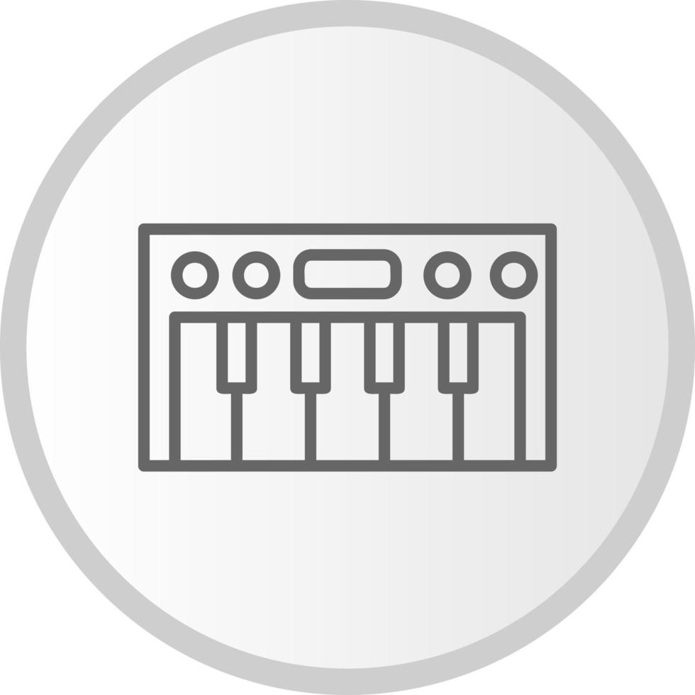 icono de vector de piano