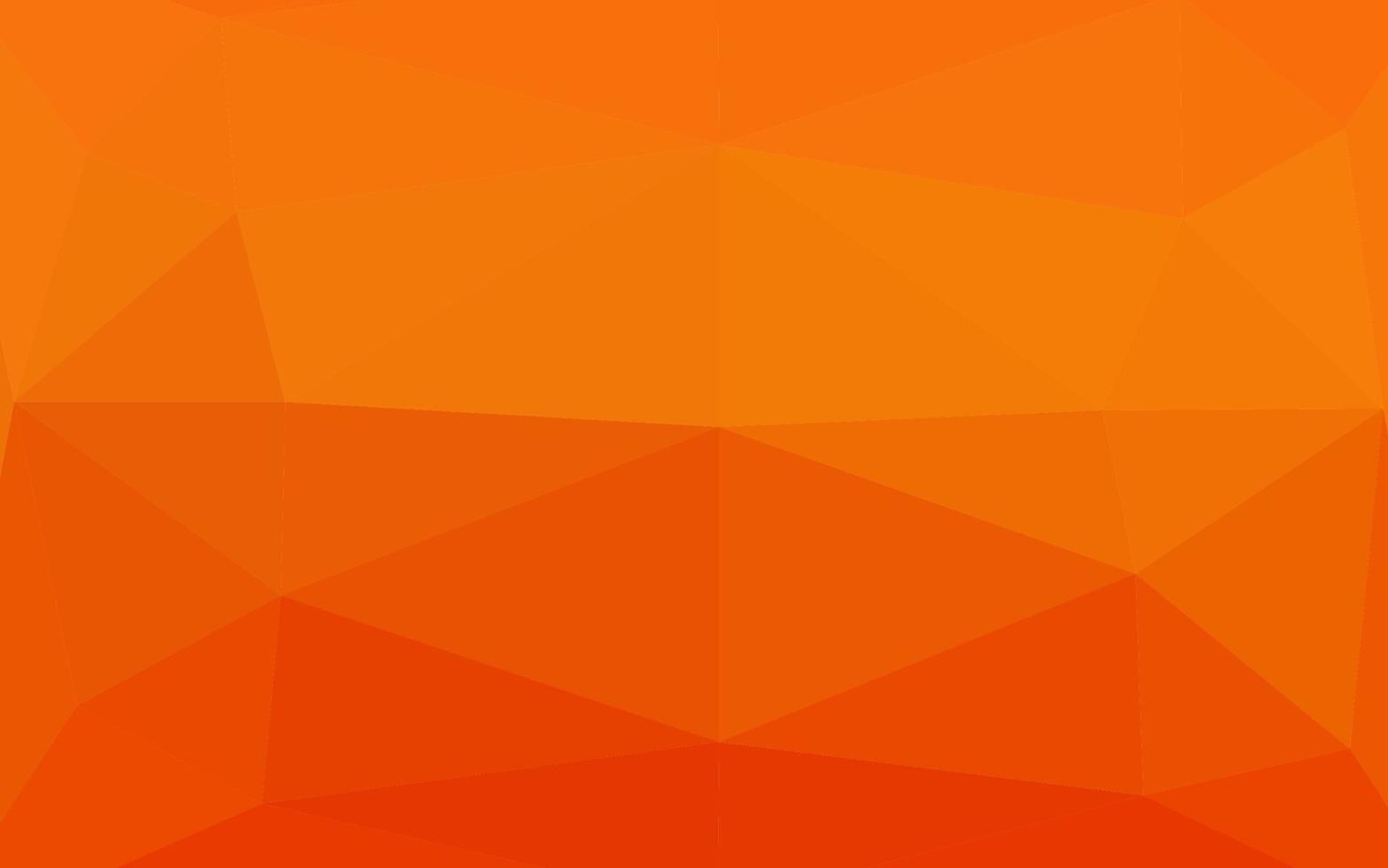 Fondo abstracto de polígono de vector naranja claro.