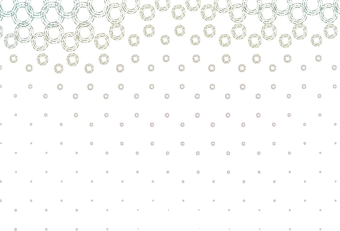 Light green, red vector template with circles.
