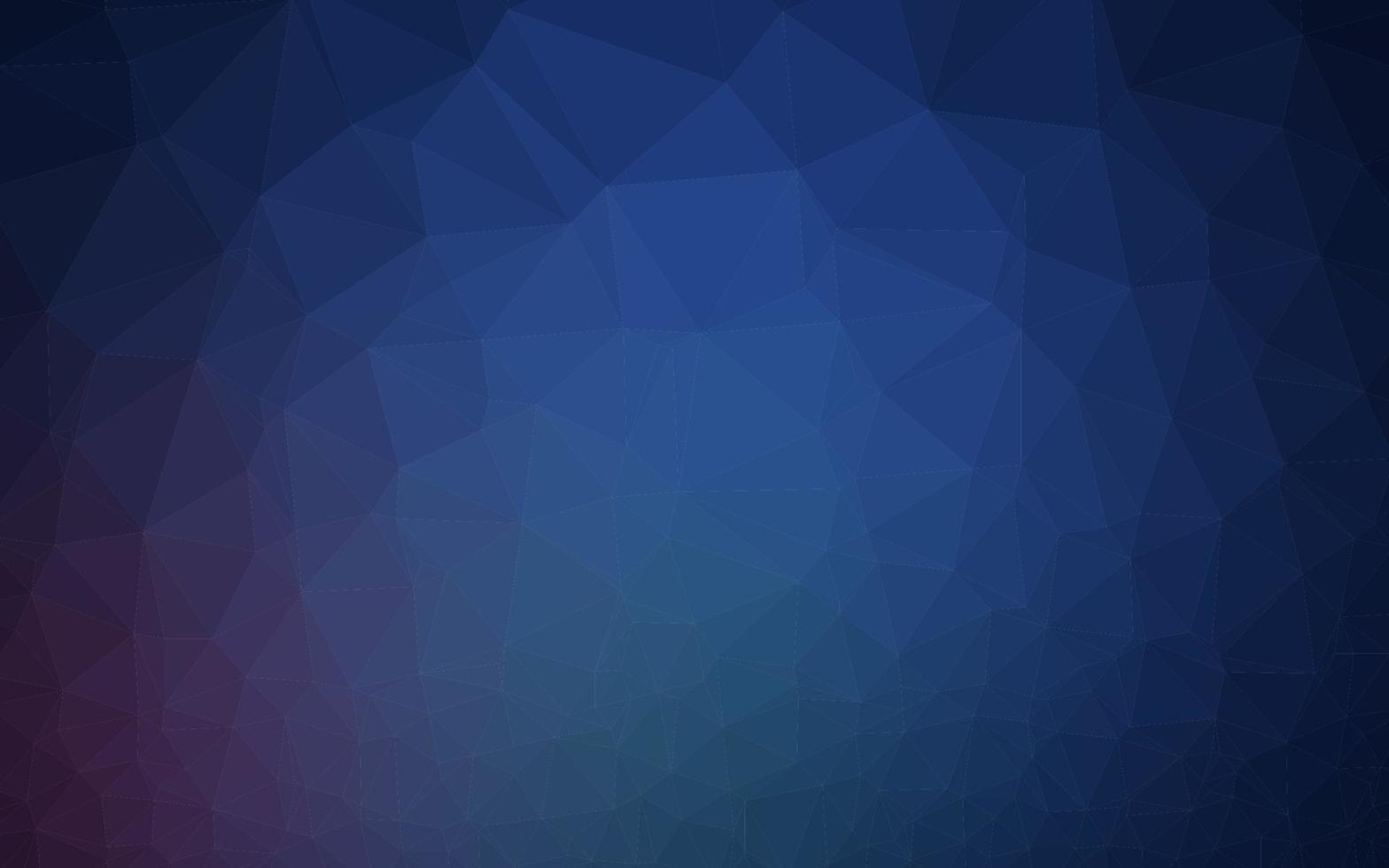 Dark BLUE vector abstract mosaic backdrop.